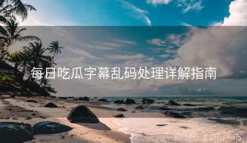 每日吃瓜字幕乱码处理详解指南
