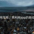 实用攻略：黑料网app的新动向