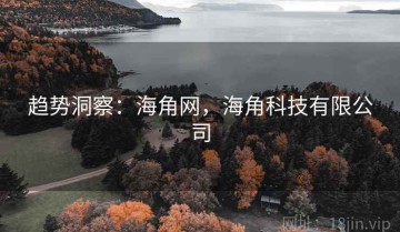 趋势洞察：海角网，海角科技有限公司