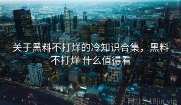 关于黑料不打烊的冷知识合集，黑料不打烊 什么值得看