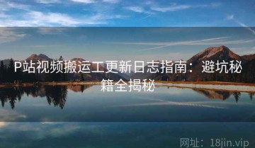 P站视频搬运工更新日志指南：避坑秘籍全揭秘