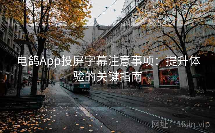 电鸽App投屏字幕注意事项：提升体验的关键指南